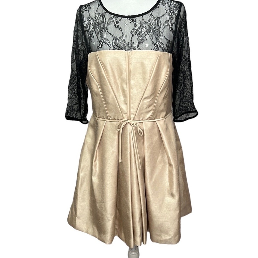 Taylor Lace Top Structured Dress